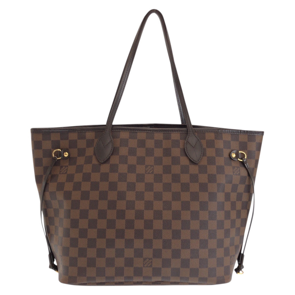 23364
LOUIS VUITTON ルイヴィトン ダミエ ネヴァーフルMM ブラウン ゴールド金具 PVC / レザー N51105 トートバッグ ショルダーバッグ レディース AB94