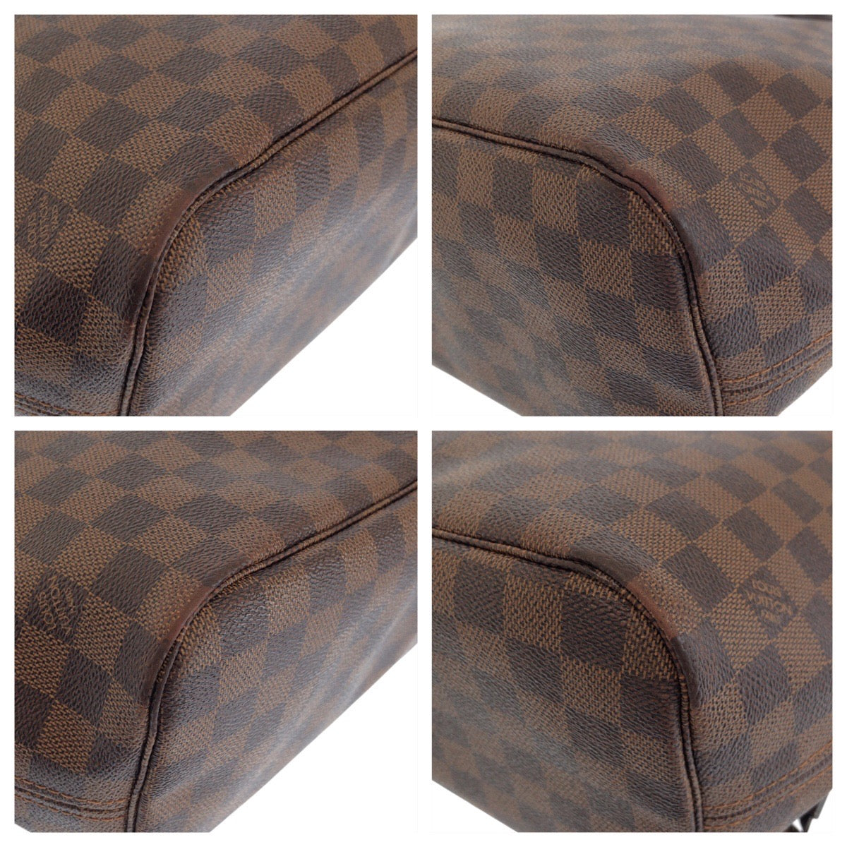 23364
LOUIS VUITTON ルイヴィトン ダミエ ネヴァーフルMM ブラウン ゴールド金具 PVC / レザー N51105 トートバッグ ショルダーバッグ レディース AB94
