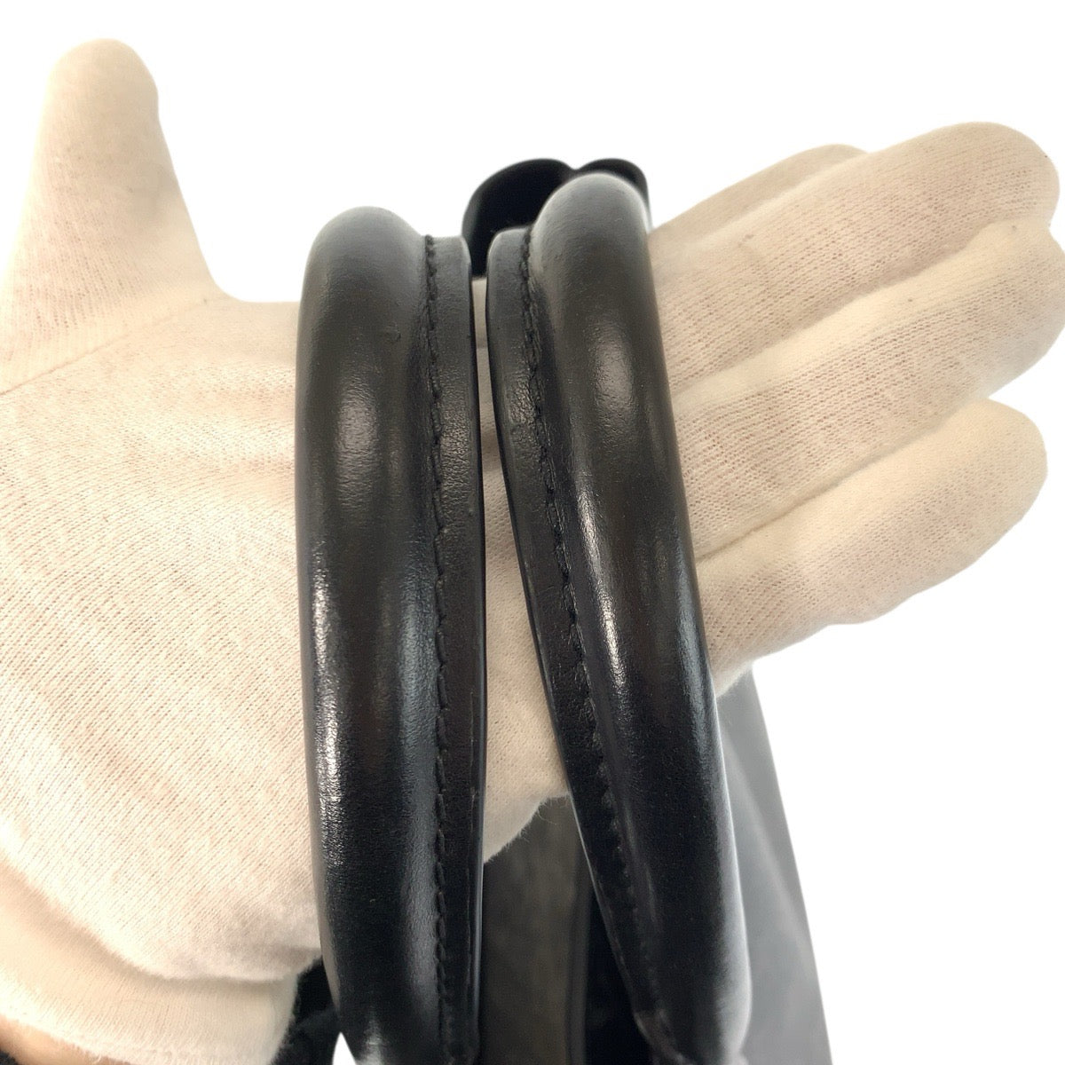 23368
LOUIS VUITTON ルイヴィトン モノグラムエクリプス グラン サック ブラック 黒 シルバー金具 PVC / レザー M44733 ビジネスバッグ トートバッグ メンズ A170