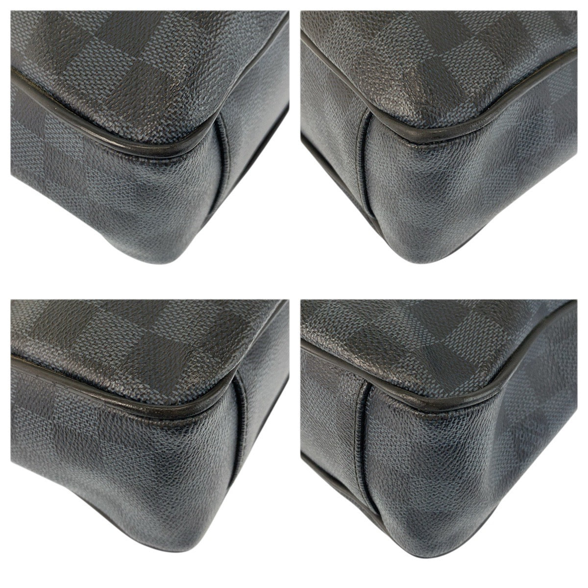 23369
LOUIS VUITTON ルイヴィトン ダミエコバルト ポルト ドキュマン ビジネス ブラック ネイビー シルバー金具 PVC / レザー N41347 ビジネスバッグ ブリーフケース メンズ AB65