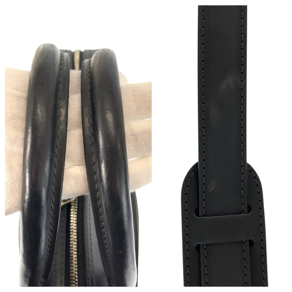 23369
LOUIS VUITTON ルイヴィトン ダミエコバルト ポルト ドキュマン ビジネス ブラック ネイビー シルバー金具 PVC / レザー N41347 ビジネスバッグ ブリーフケース メンズ AB65