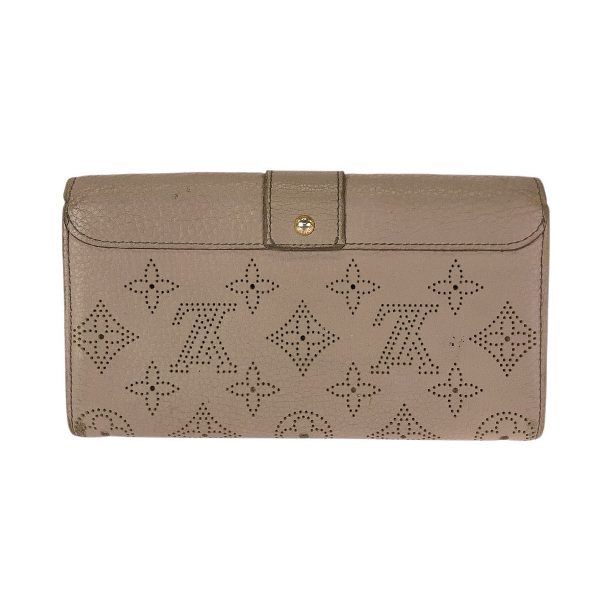 23373
LOUIS VUITTON ルイヴィトン モノグラム マヒナ ポルトフォイユ イリス ベージュ ゴールド金具 レザー M58139 長財布 ロングウォレット レディース AB21