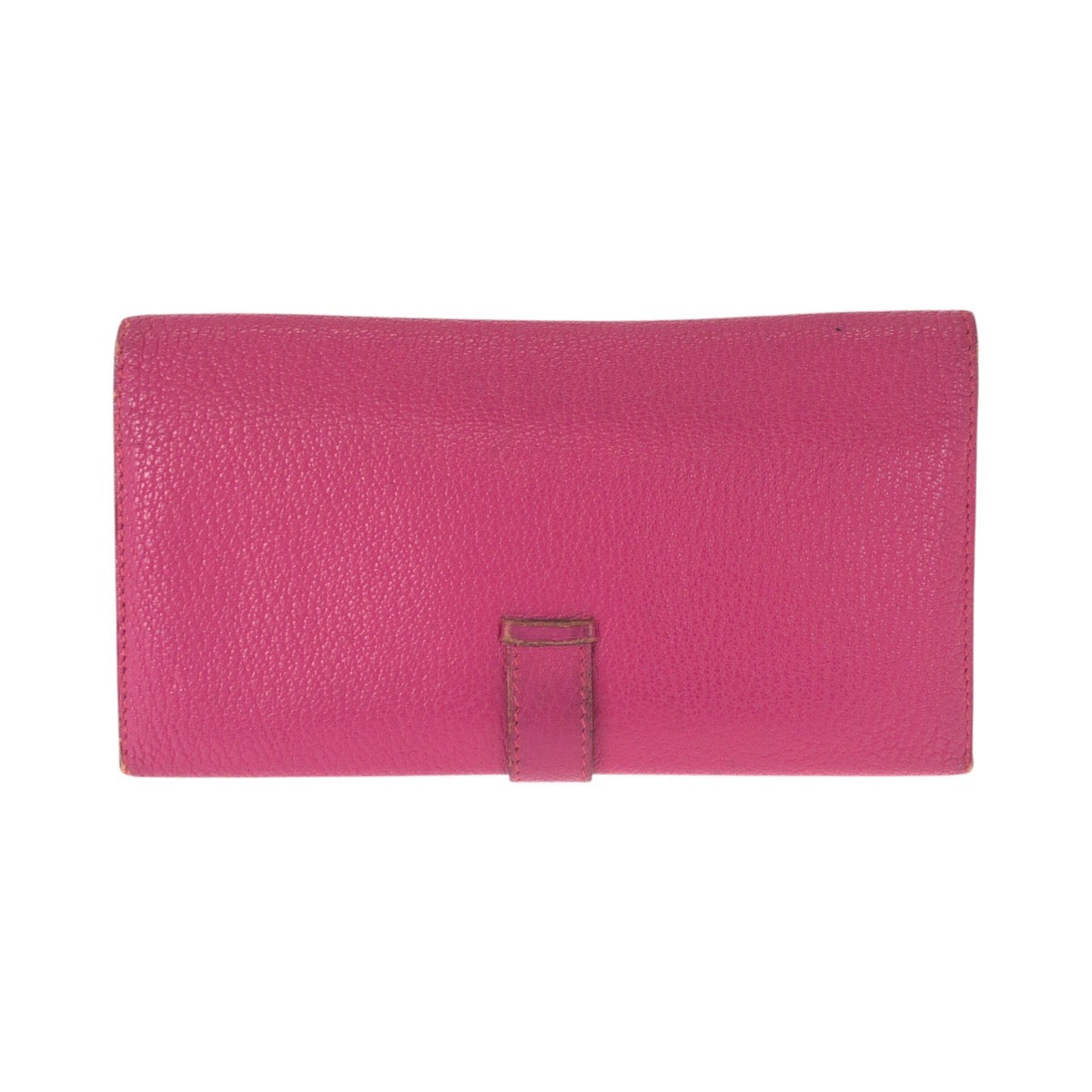 23383
HERMES エルメス ベアン スフレ ピンク シルバー金具 ヴォーエプソン 長財布 ロングウォレット □K刻印 レディース ABP42