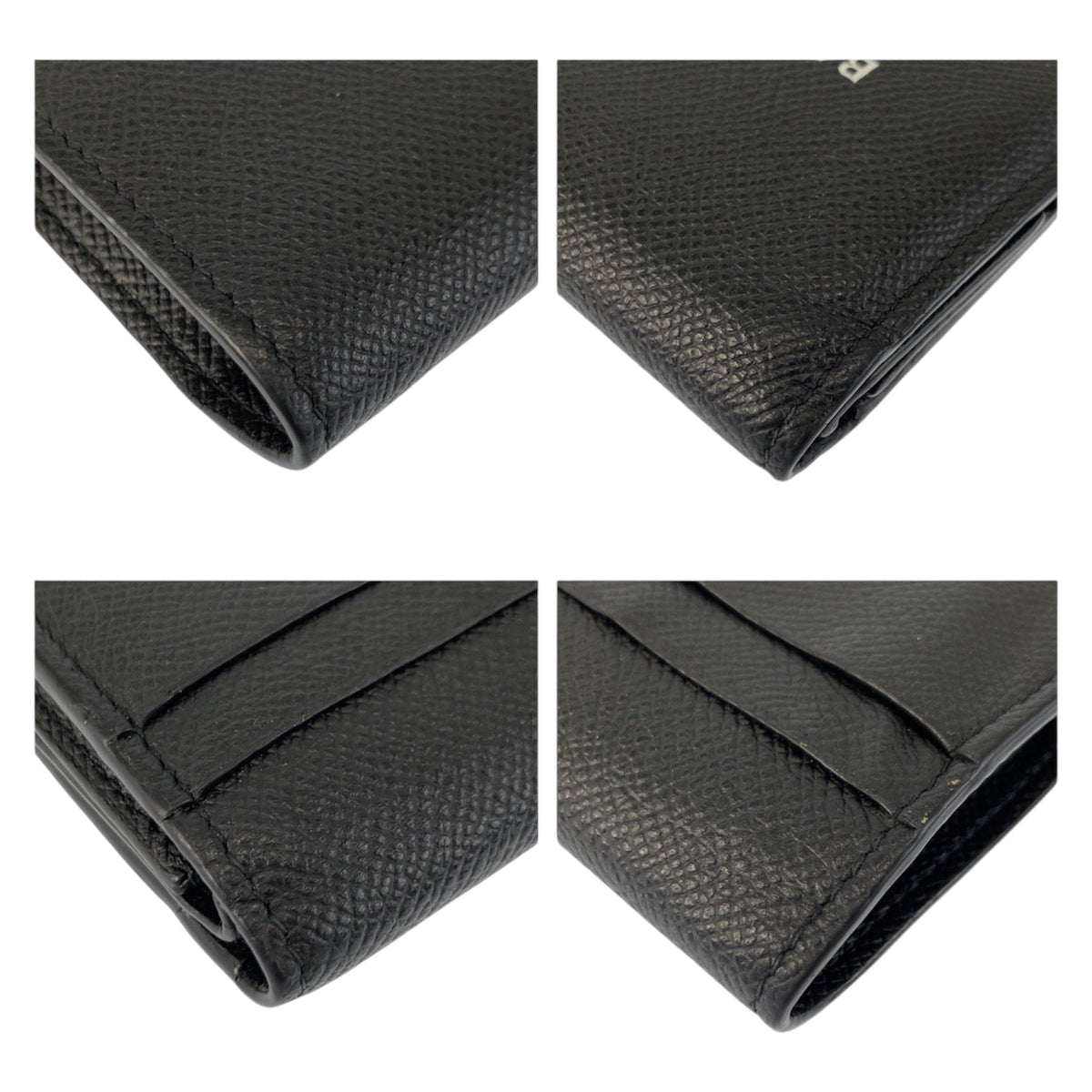 23384
BALENCIAGA バレンシアガ ブラック 黒 レザー 594216 折財布 コンパクトウォレット レディース ABP21