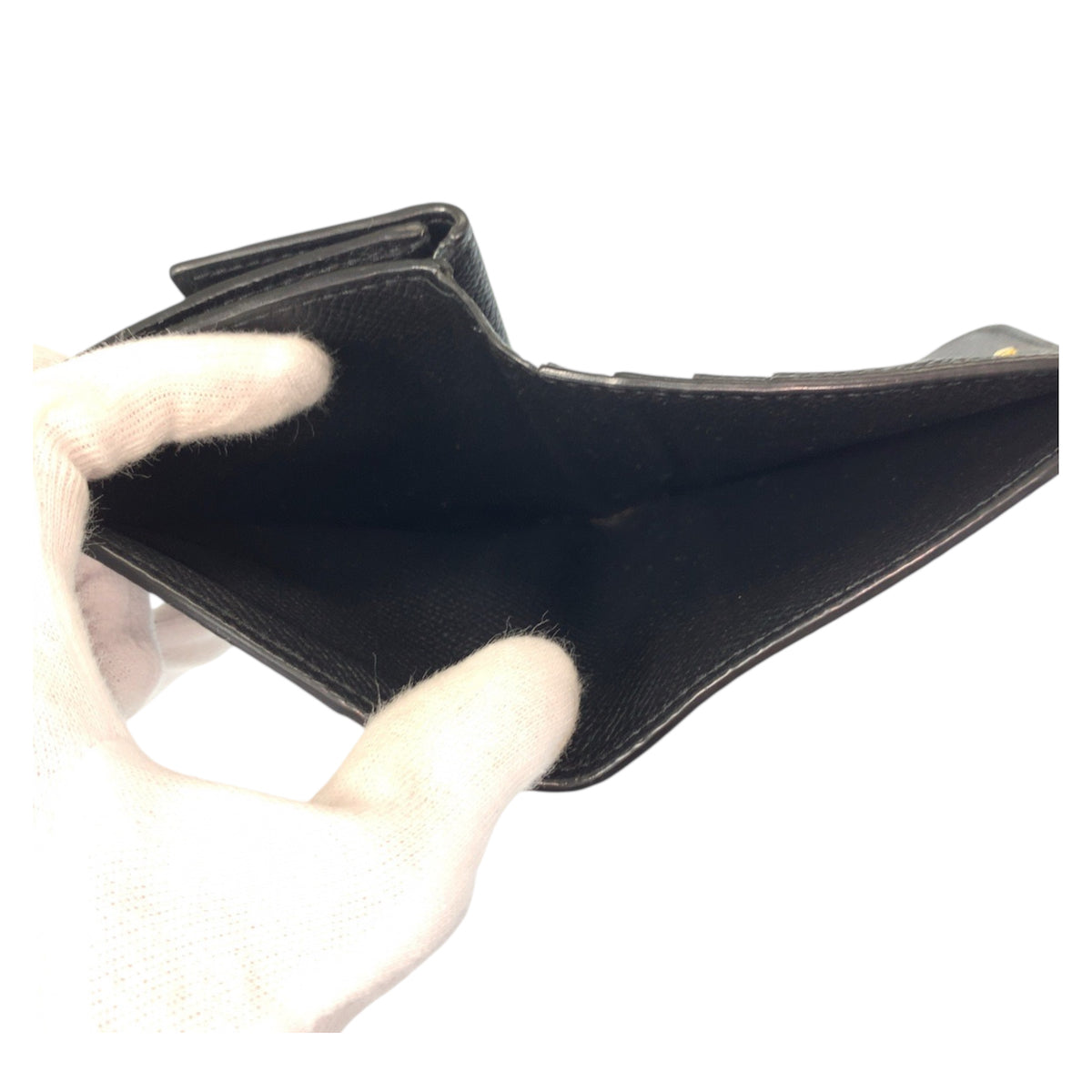 23384
BALENCIAGA バレンシアガ ブラック 黒 レザー 594216 折財布 コンパクトウォレット レディース ABP21