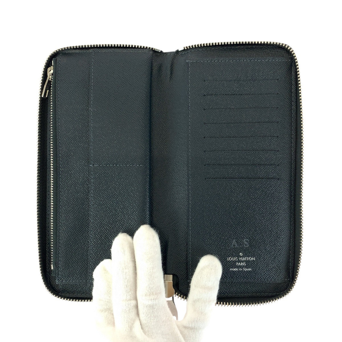 23387
LOUIS VUITTON ルイヴィトン モノグラム コバルト ヴェルティカル ストライプ ネイビー レッド シルバー金具 PVC M61678 長財布 ラウンドファスナー メンズ ABP35
