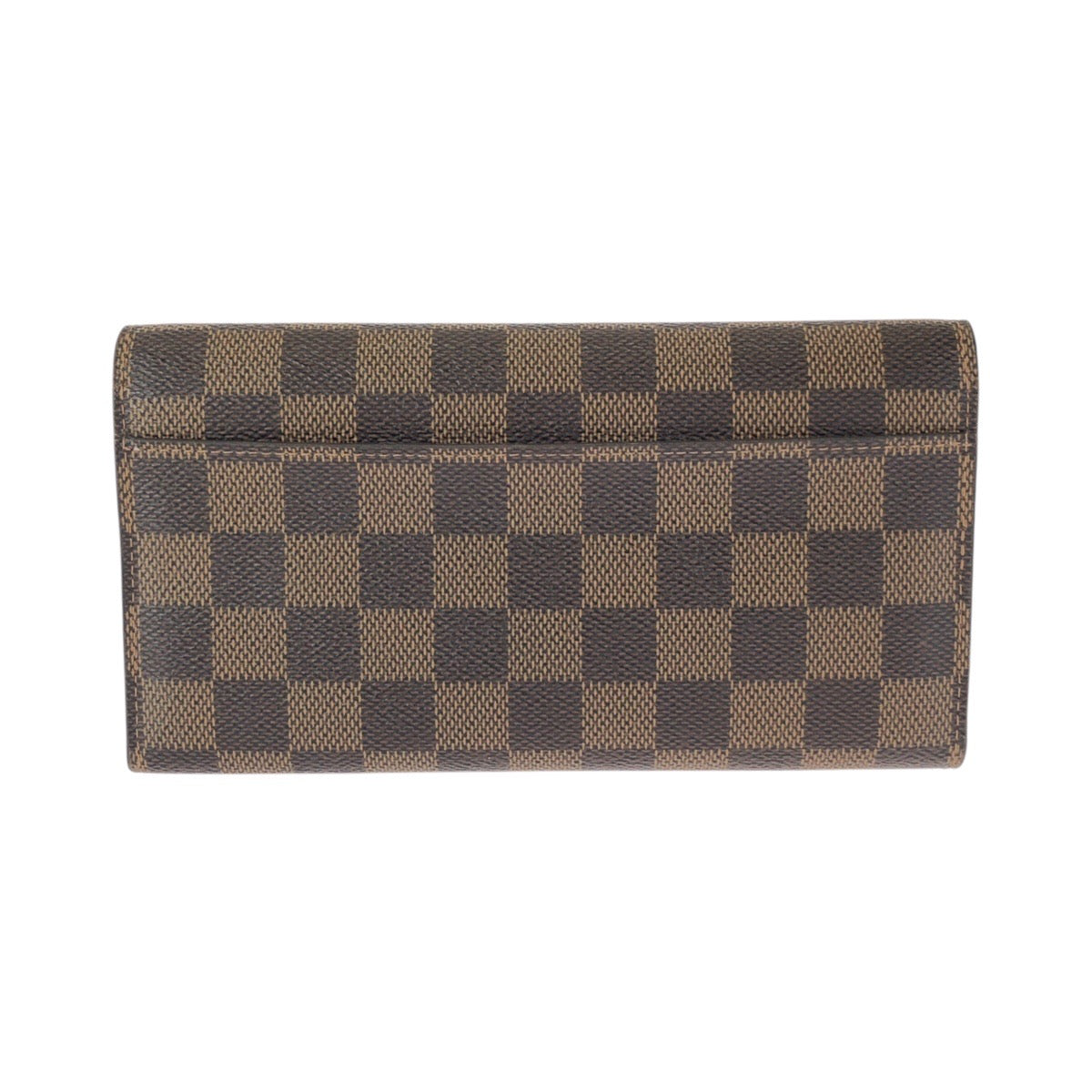 23389
LOUIS VUITTON ルイヴィトン ダミエ エベヌ ポルトフォイユ サラ ブラウン ゴールド金具 PVC N60114 長財布 ロングウォレット レディース ABP28