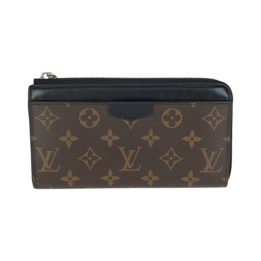 23390
LOUIS VUITTON ルイヴィトン モノグラム マカサー ジッピー ドラゴンヌ ブラウン ブラック シルバー金具 PVC / レザー M69407 長財布 ラウンドファスナー L字ファスナー メンズ A54