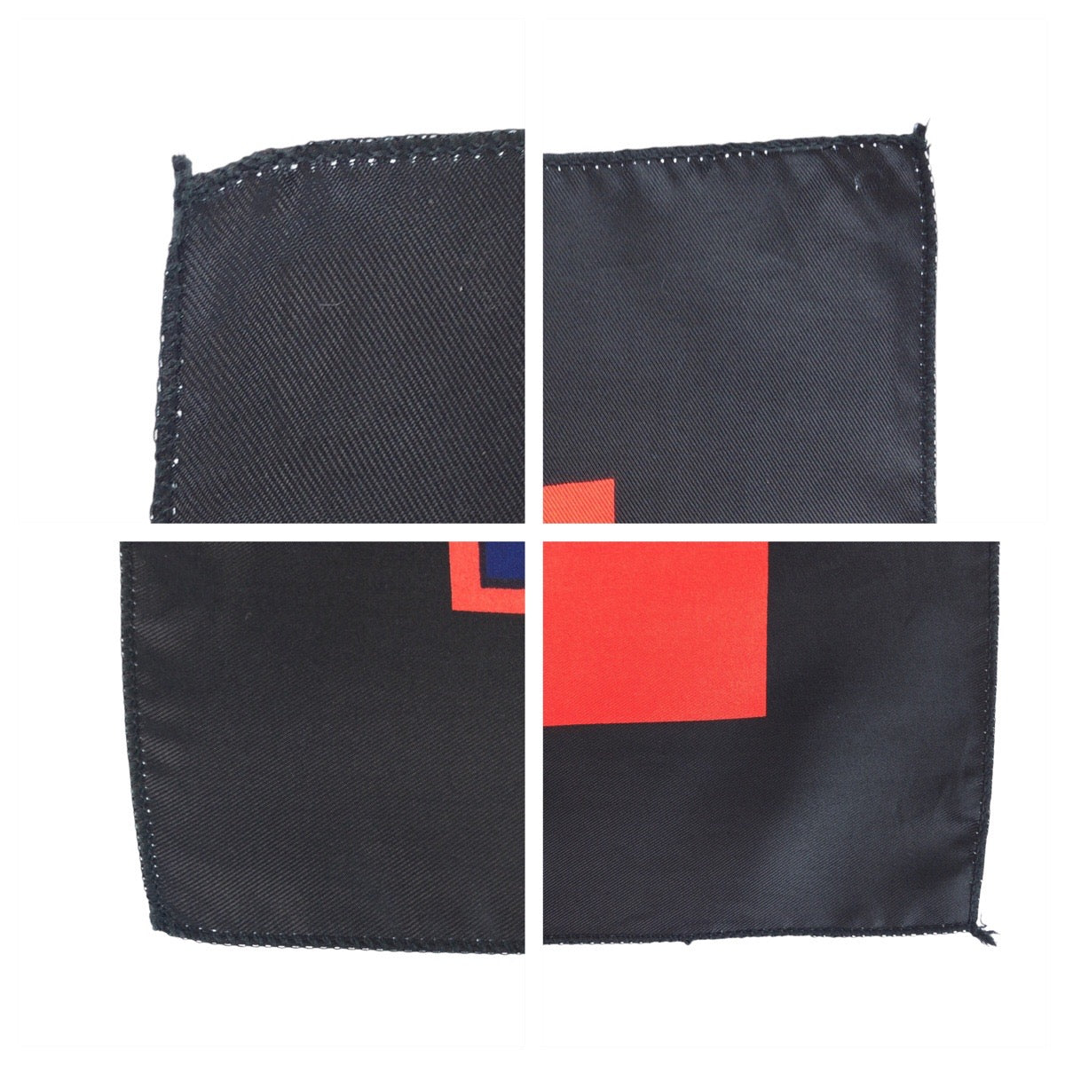 23393
CHANEL シャネル ココマーク マトラッセ柄 レッド ネイビー ブラック シルク スカーフ レディース ABP28