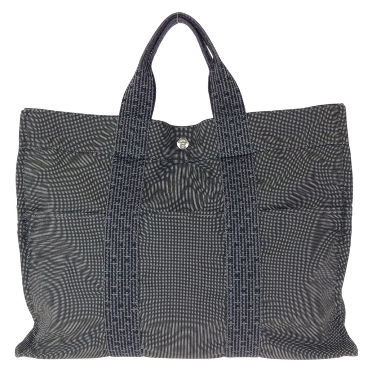 23394
HERMES エルメス エールライン MM グレー シルバー金具 ナイロン / ポリエステル トートバッグ 男女兼用 レディース ABP21