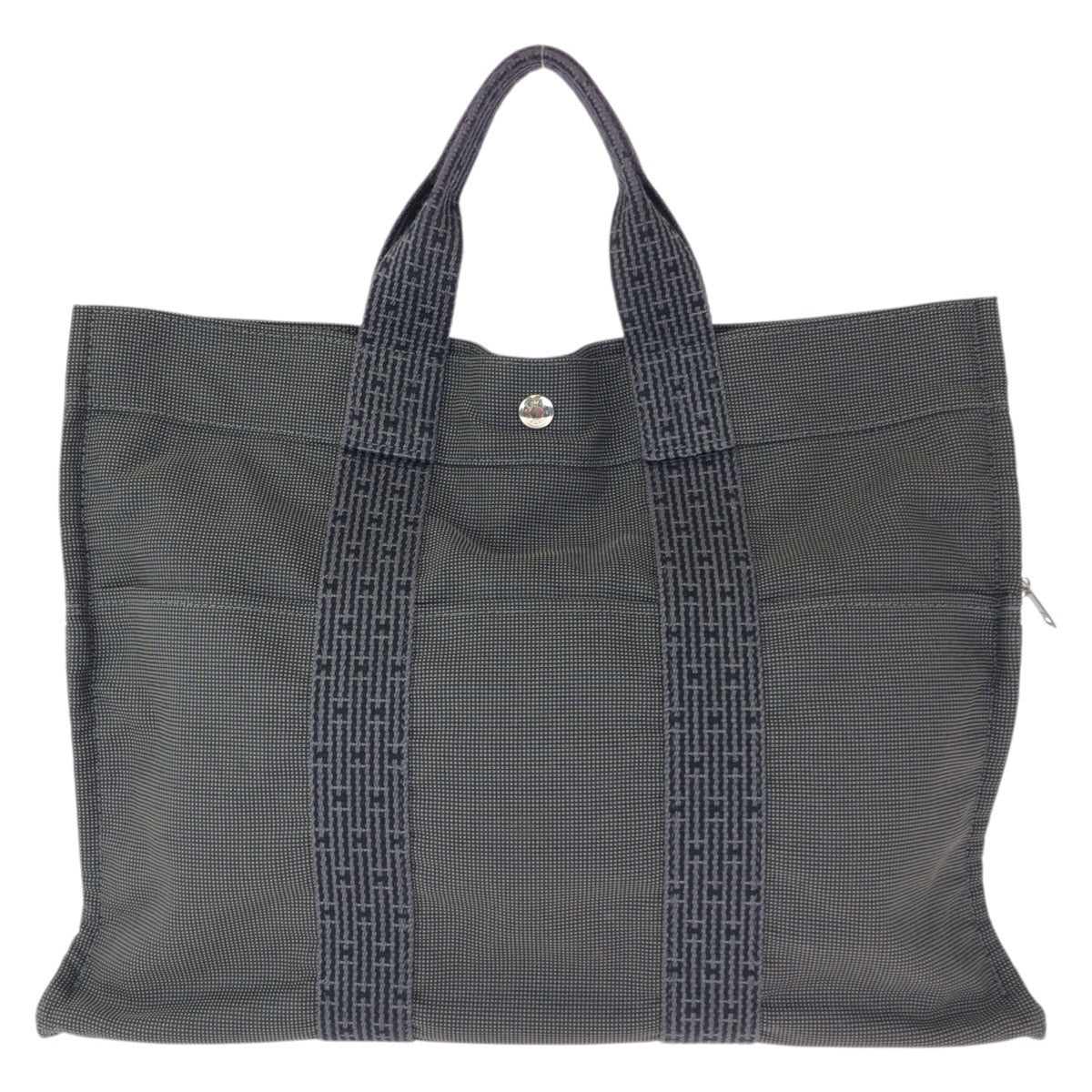 23394
HERMES エルメス エールライン MM グレー シルバー金具 ナイロン / ポリエステル トートバッグ 男女兼用 レディース ABP21