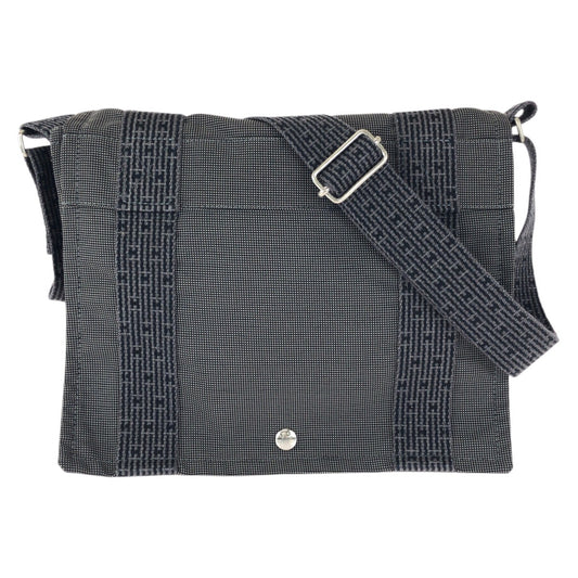 23396
HERMES エルメス エールライン バサスPM グレー シルバー金具 ポリアミド / ポリエステル ショルダーバッグ メッセンジャーバッグ メンズ ABP49