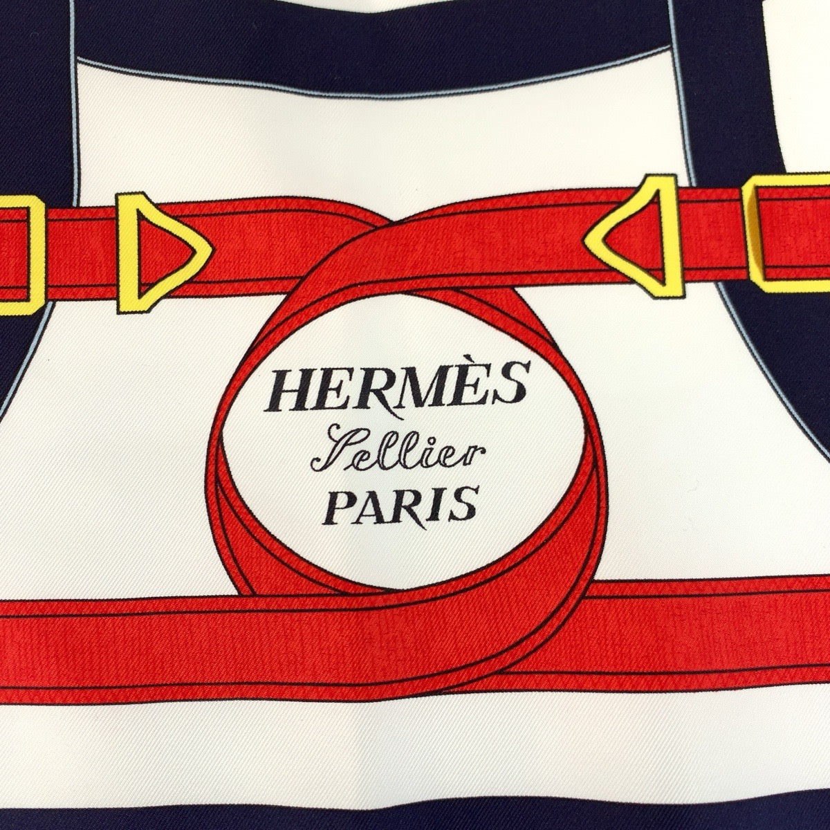 23398
HERMES エルメス Eperon dOr 黄金の拍車 カレ90 マルチカラー シルク スカーフ レディース AB21