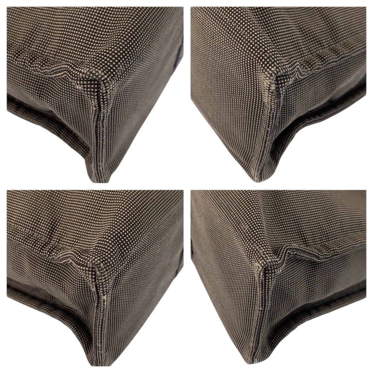 23399
HERMES エルメス エールラインMM グレー シルバー金具 ポリアミド / ポリエステル トートバッグ ハンドバッグ レディース ABP21