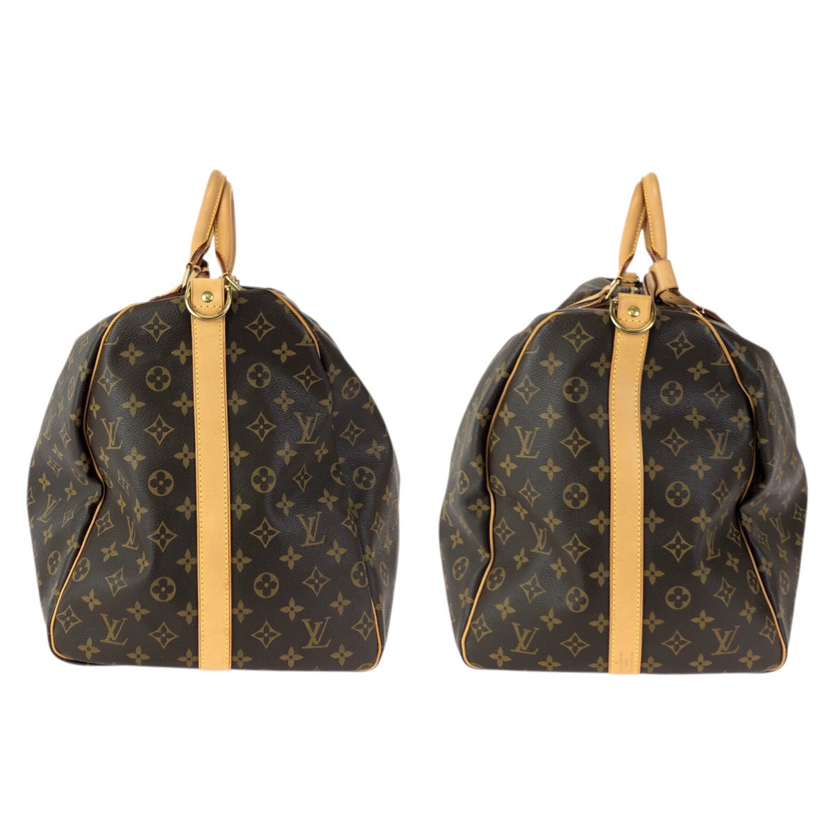 23410
LOUIS VUITTON ルイヴィトン モノグラム キーポル バンドリエール 60 2way ブラウン ゴールド金具 PVC / レザー M41412 ボストンバッグ 旅行バッグ ショルダーバッグ レディース ABP150
