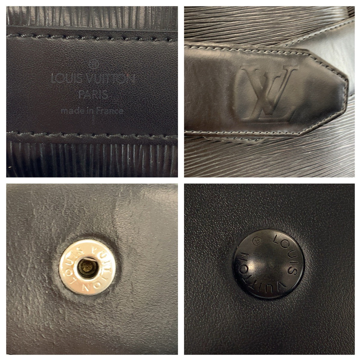23413
LOUIS VUITTON ルイヴィトン エピ サックデポールPM ブラック 黒 レザー M80157 ショルダーバッグ レディース ABP49