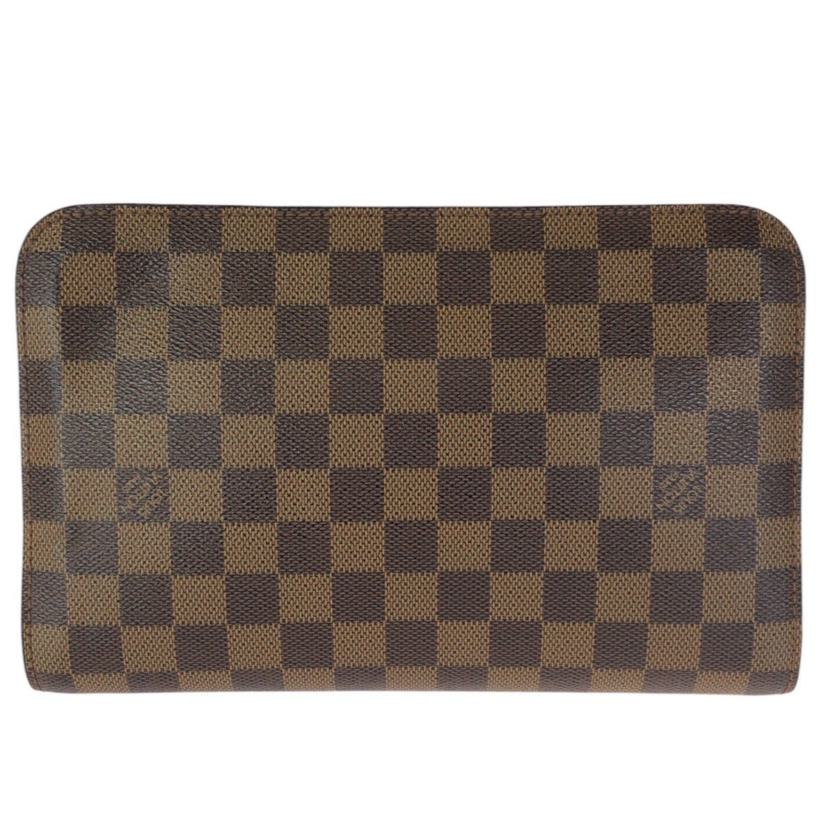 23419
LOUIS VUITTON ルイヴィトン ダミエ エベヌ サンルイ ブラウン ゴールド金具 PVC / レザー N51993 クラッチバッグ セカンドバッグ メンズ ABP49