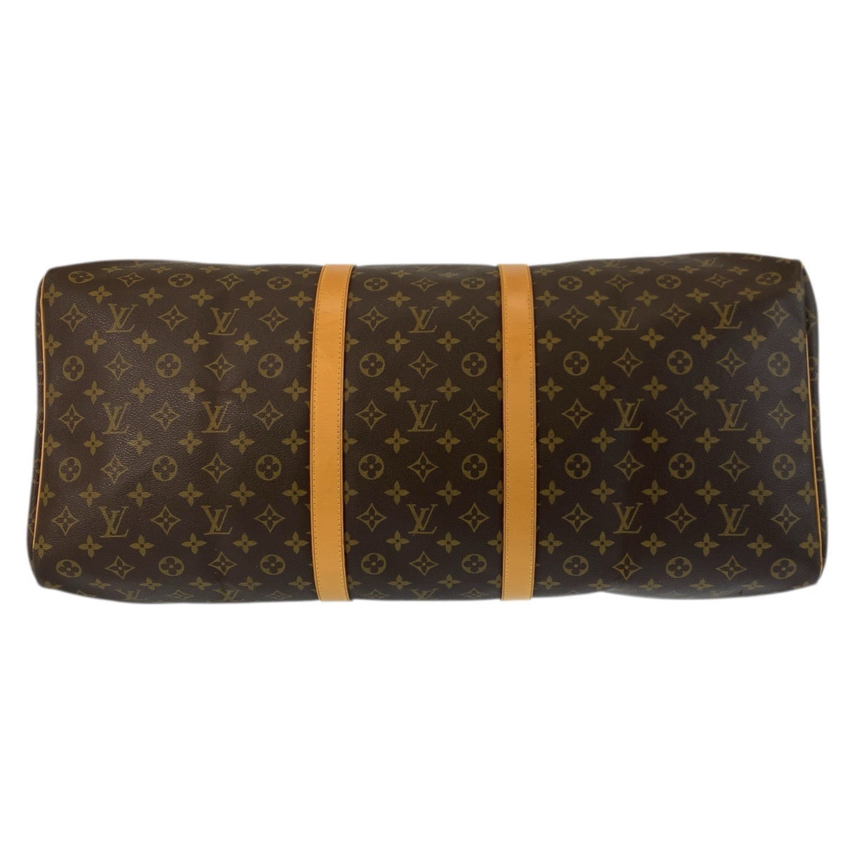 23420
LOUIS VUITTON ルイヴィトン モノグラム キーポル60 ブラウン ゴールド金具 PVC / レザー M41422 ボストンバッグ ハンドバッグ レディース ABP100