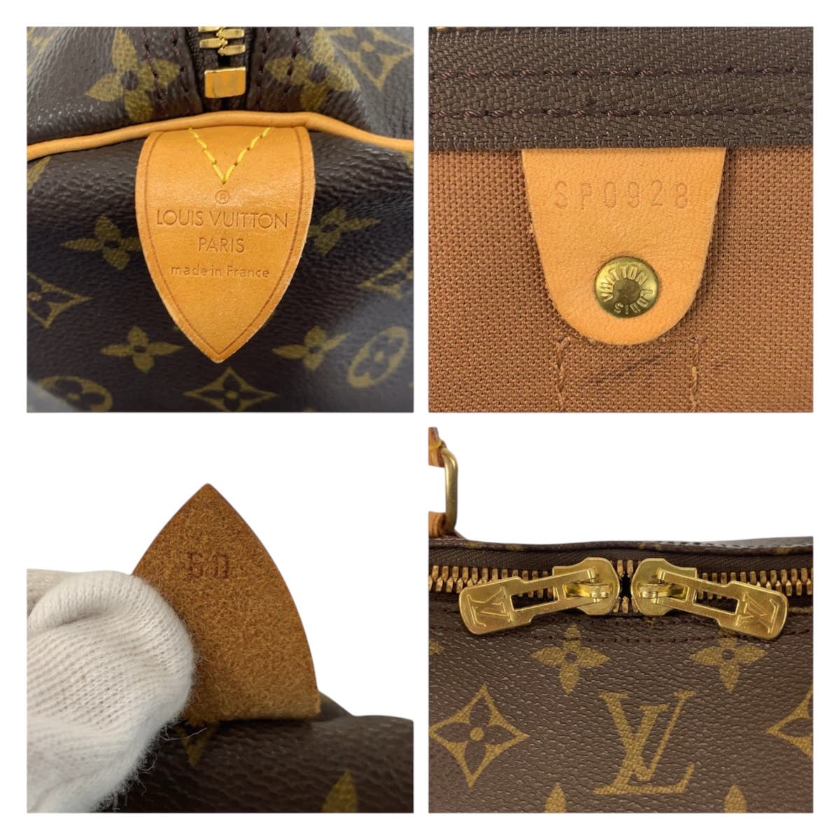 23420
LOUIS VUITTON ルイヴィトン モノグラム キーポル60 ブラウン ゴールド金具 PVC / レザー M41422 ボストンバッグ ハンドバッグ レディース ABP100