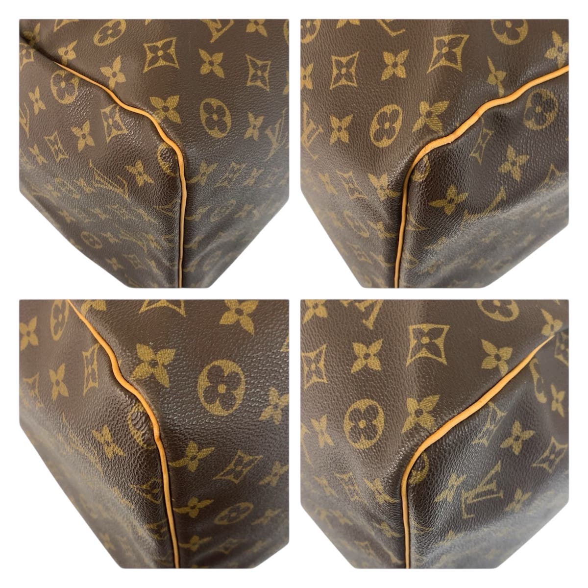 23420
LOUIS VUITTON ルイヴィトン モノグラム キーポル60 ブラウン ゴールド金具 PVC / レザー M41422 ボストンバッグ ハンドバッグ レディース ABP100