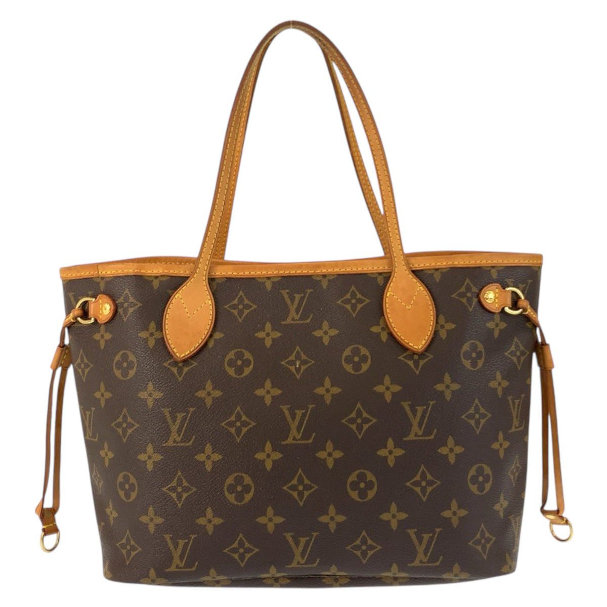 23422
LOUIS VUITTON ルイヴィトン モノグラム ネヴァーフルPM ブラウン ゴールド金具 PVC M40155 トートバッグ ハンドバッグ レディース ABP128