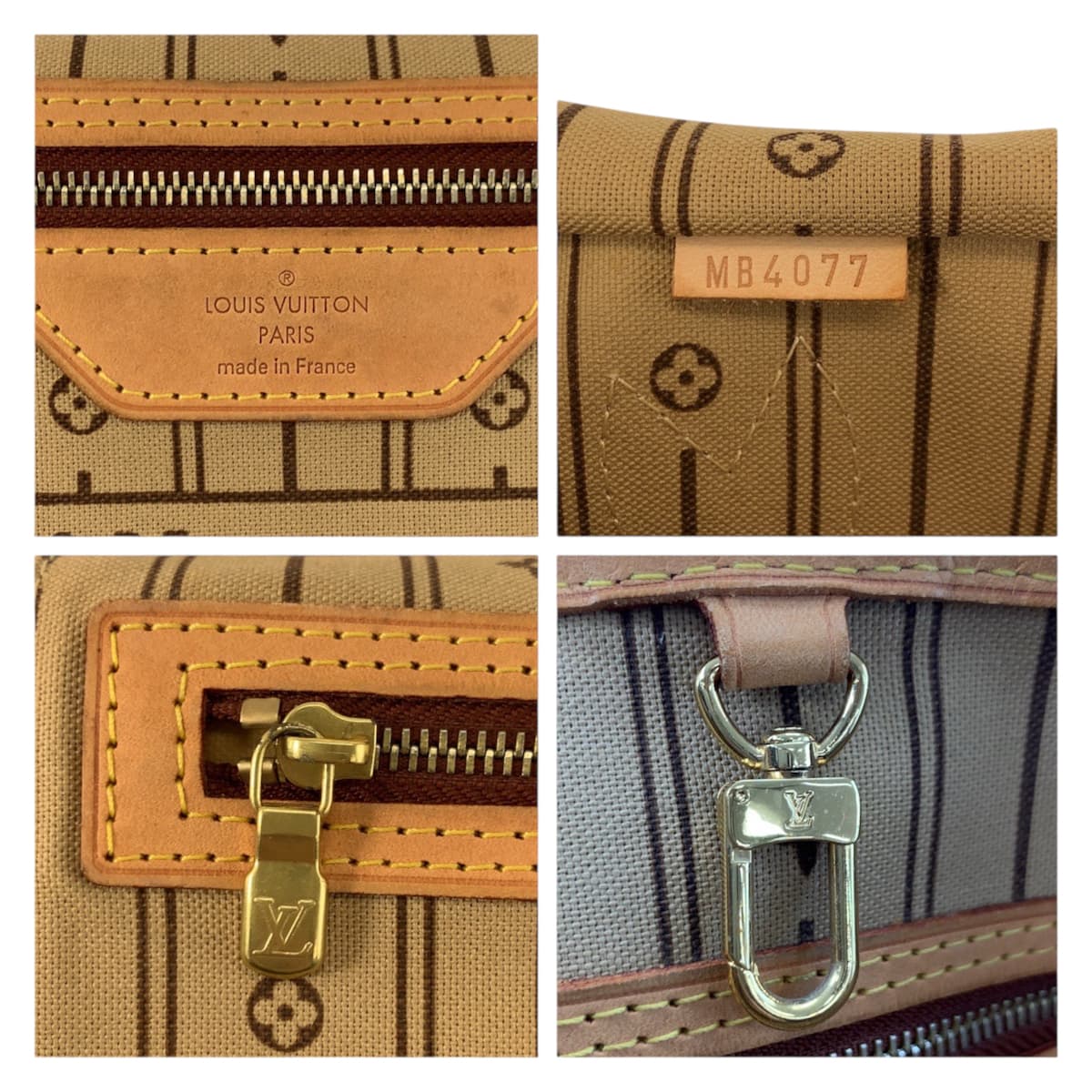 23422
LOUIS VUITTON ルイヴィトン モノグラム ネヴァーフルPM ブラウン ゴールド金具 PVC M40155 トートバッグ ハンドバッグ レディース ABP128