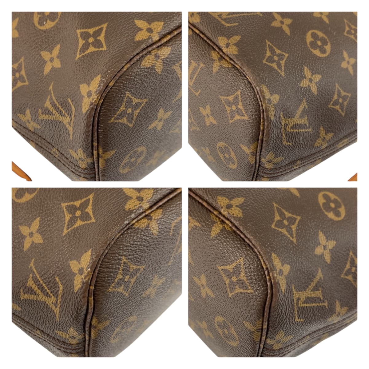 23422
LOUIS VUITTON ルイヴィトン モノグラム ネヴァーフルPM ブラウン ゴールド金具 PVC M40155 トートバッグ ハンドバッグ レディース ABP128