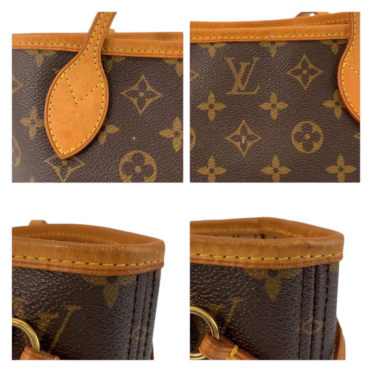23416
LOUIS VUITTON ルイヴィトン モノグラム キーポル55 ブラウン ゴールド金具 PVC / レザー M41424 ボストンバッグ ハンドバッグ レディース AB60