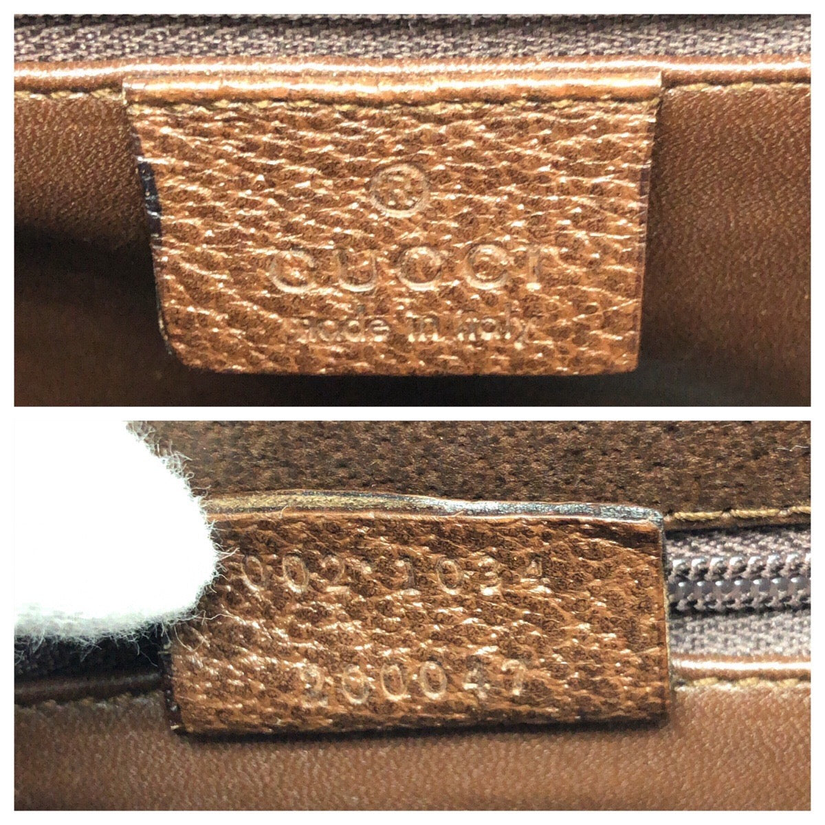 23425
GUCCI グッチ バンブー ２way ブラウン ガンメタ金具 レザー 002 1034 トートバッグ ショルダーバッグ レディース A60