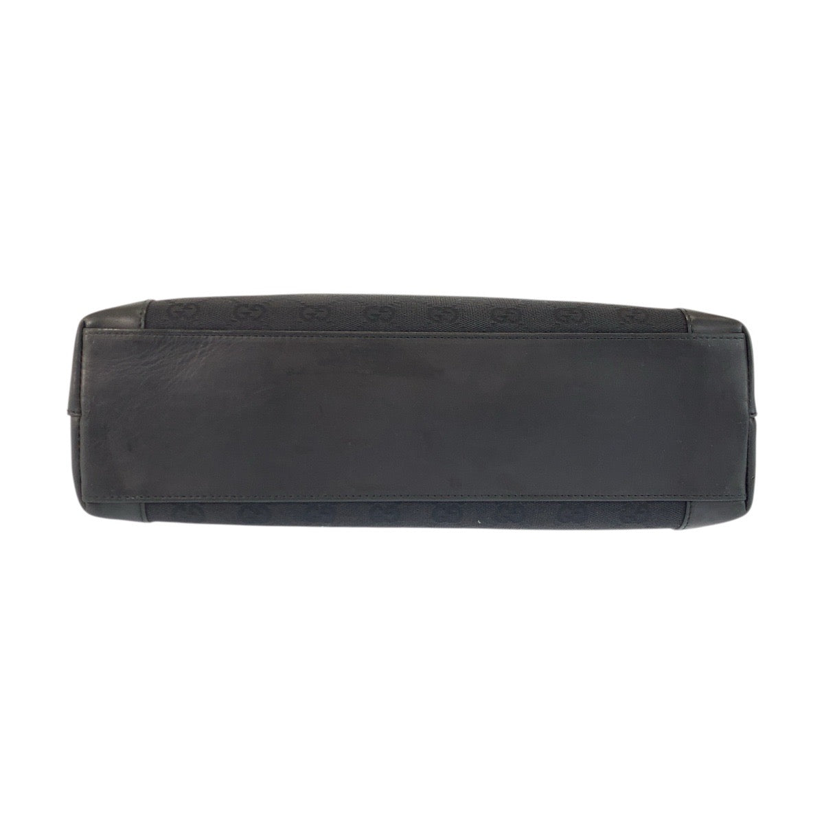 23427
GUCCI グッチ ブラック 黒 シルバー金具 GGキャンバス / レザー 33890 トートバッグ ハンドバッグ レディース ABP42