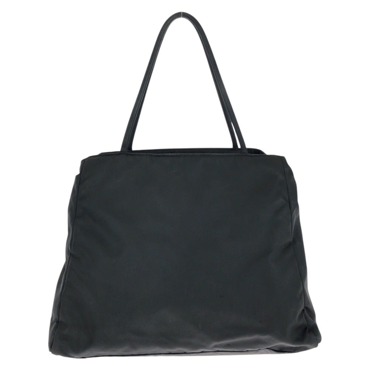 23428
PRADA プラダ テスート 三角ロゴプレート ブラック 黒 シルバー金具 ナイロン トートバッグ ハンドバッグ レディース ABP30