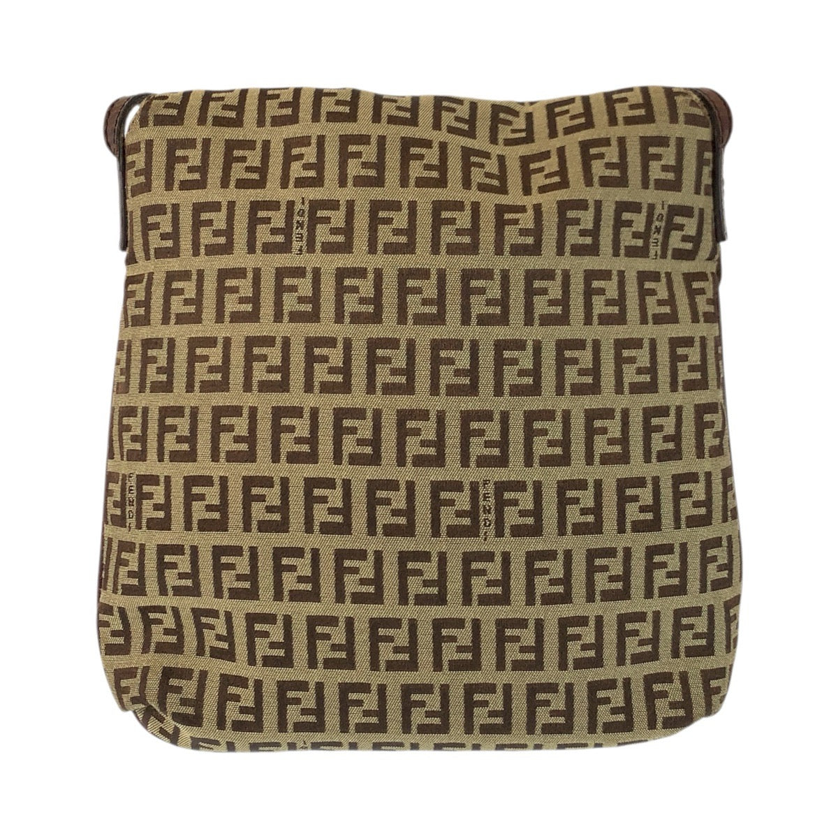 23429
FENDI フェンディ ズッキーノ ブラウン ゴールド金具 キャンバス / レザー 8BT075 ショルダーバッグ ポシェット レディース ABP50