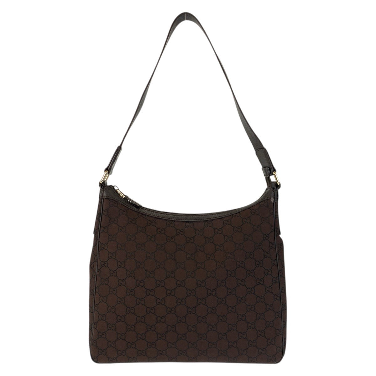 23432
GUCCI グッチ GG柄 ブラウン ゴールド金具 ナイロン 264219 ショルダーバッグ レディース AB28
