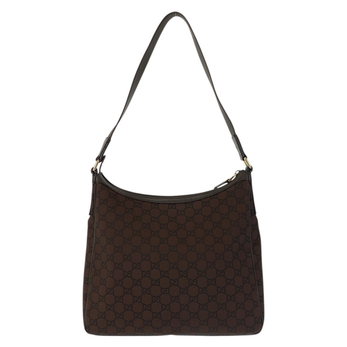 23432
GUCCI グッチ GG柄 ブラウン ゴールド金具 ナイロン 264219 ショルダーバッグ レディース AB28