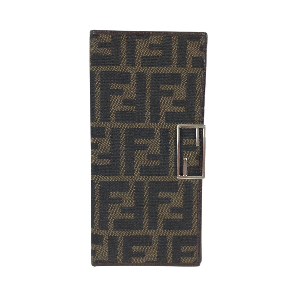 23438
FENDI フェンディ ズッカ ダークブラウン シルバー金具 キャンバス / レザー 15827 長財布 ロングウォレット レディース ABP21