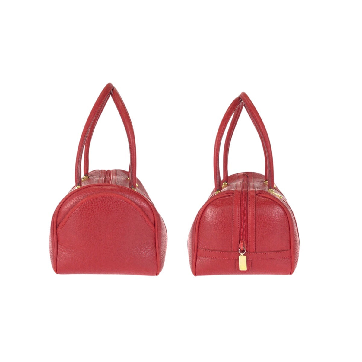 23441
GUCCI グッチ ヴィンテージ インターロッキング レッド ゴールド金具 レザー 000 58 0040 ハンドバッグ ミニボストンバッグ レディース ABP58