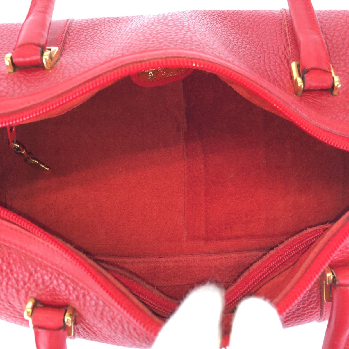 23441
GUCCI グッチ ヴィンテージ インターロッキング レッド ゴールド金具 レザー 000 58 0040 ハンドバッグ ミニボストンバッグ レディース ABP58