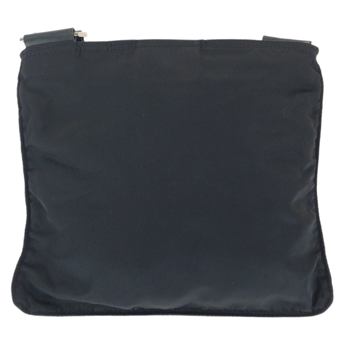 23444
PRADA プラダ テスート 三角ロゴプレート ブラック 黒 シルバー金具 ナイロン ショルダーバッグ メッセンジャーバッグ レディース A45