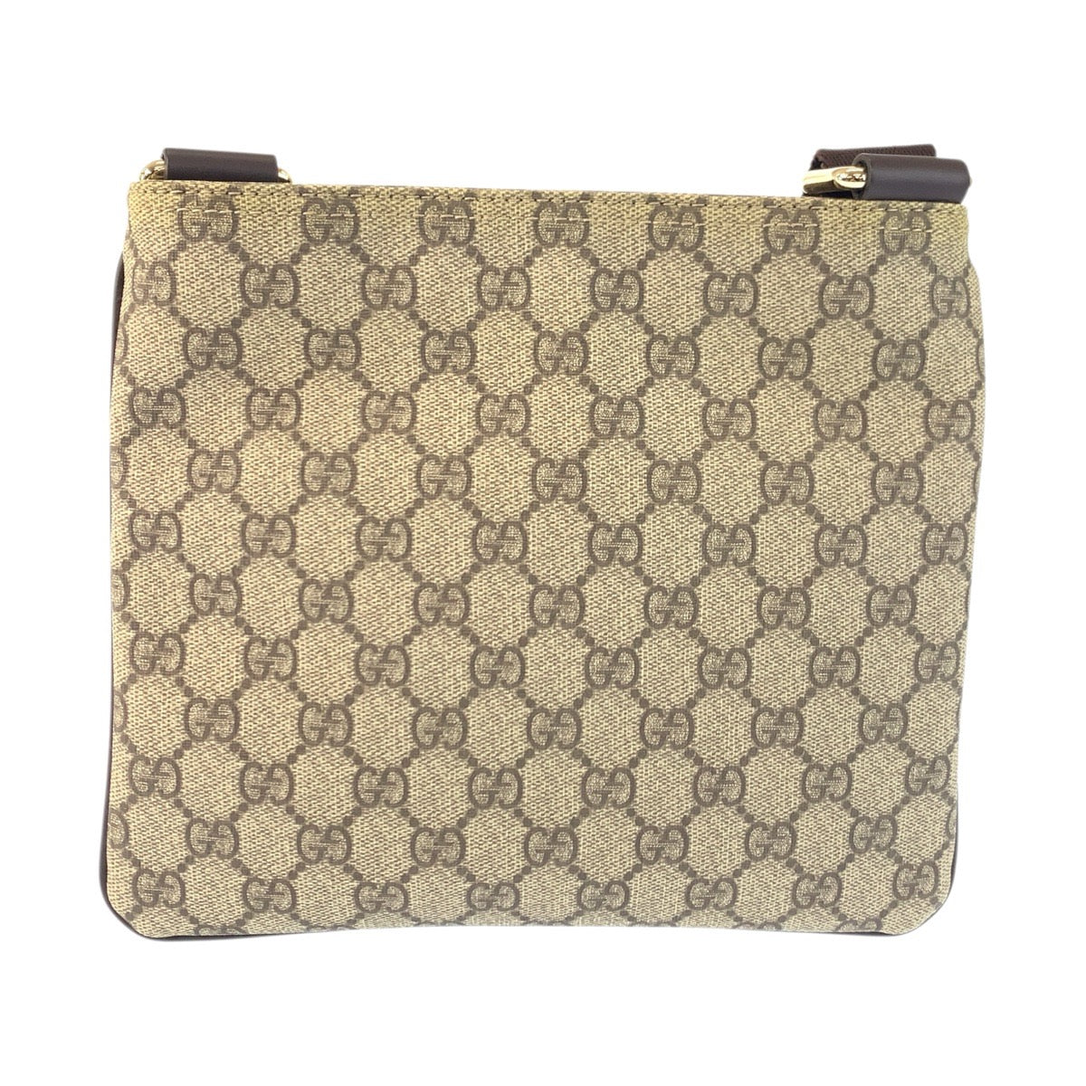 23447
GUCCI グッチ ベージュ ブラウン GGスプリームキャンバス / レザー 201538 ショルダーバッグ ポシェット レディース ABP45