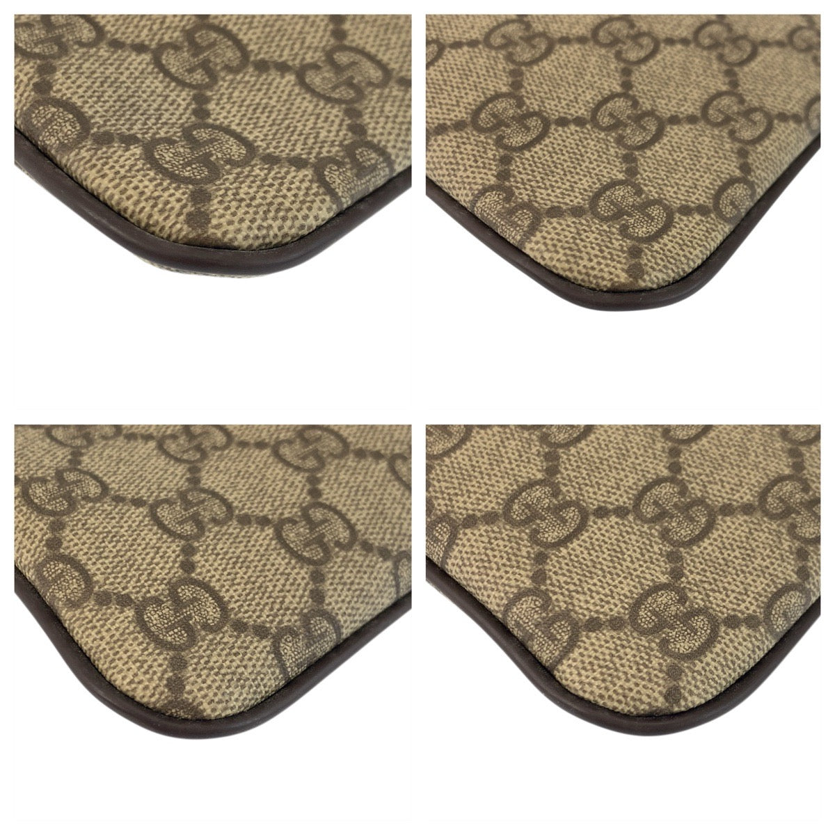 23447
GUCCI グッチ ベージュ ブラウン GGスプリームキャンバス / レザー 201538 ショルダーバッグ ポシェット レディース ABP45