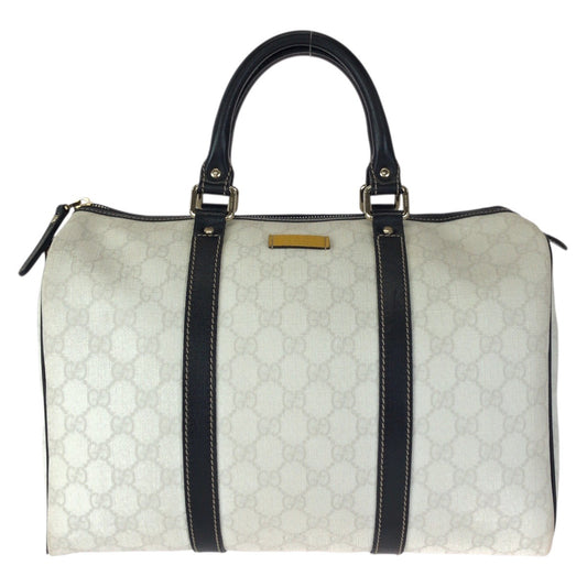 23451
GUCCI グッチ ホワイト ブラック ゴールド金具 GGスプリームキャンバス / レザー 193603 ハンドバッグ ミニボストンバッグ レディース ABP56