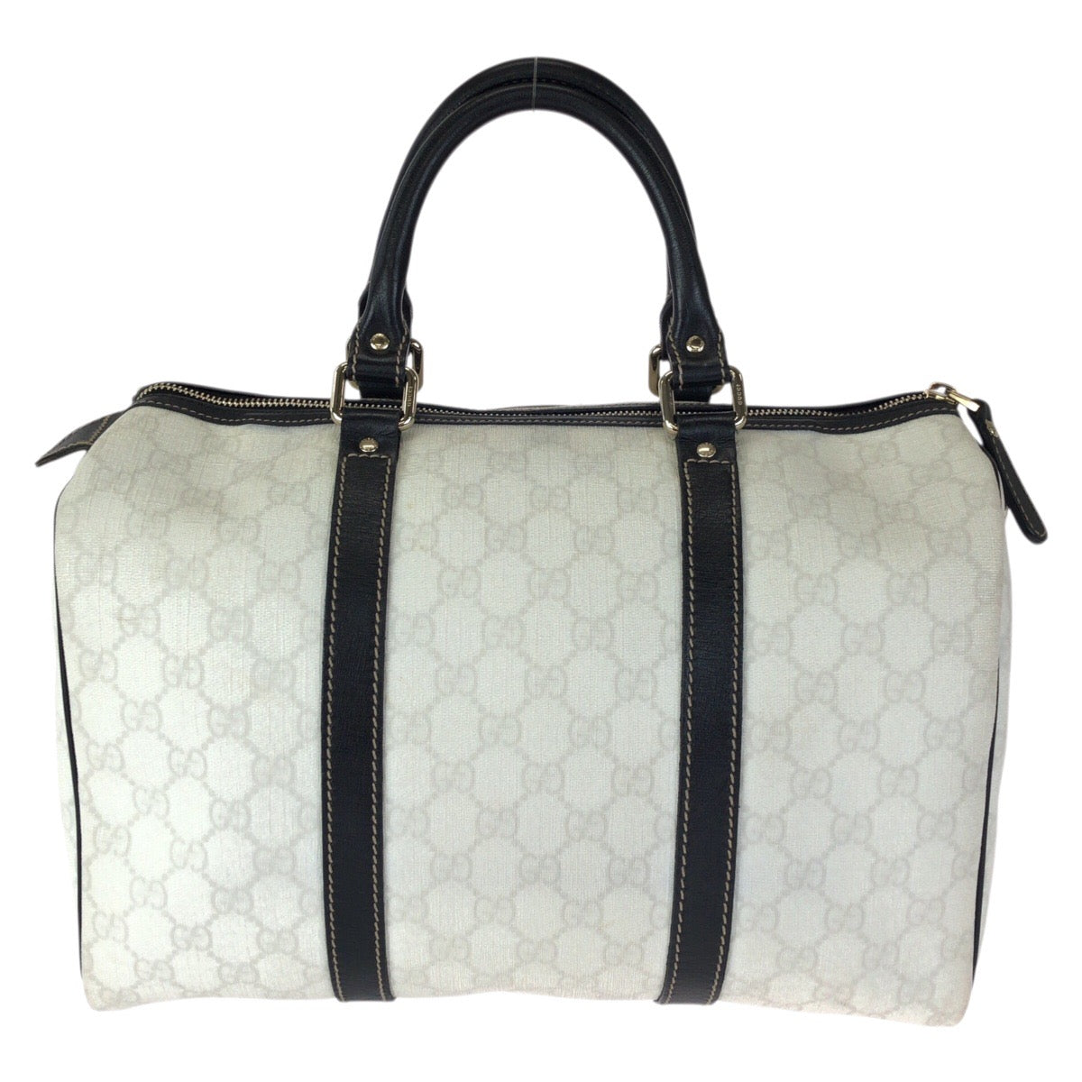 23451
GUCCI グッチ ホワイト ブラック ゴールド金具 GGスプリームキャンバス / レザー 193603 ハンドバッグ ミニボストンバッグ レディース ABP56