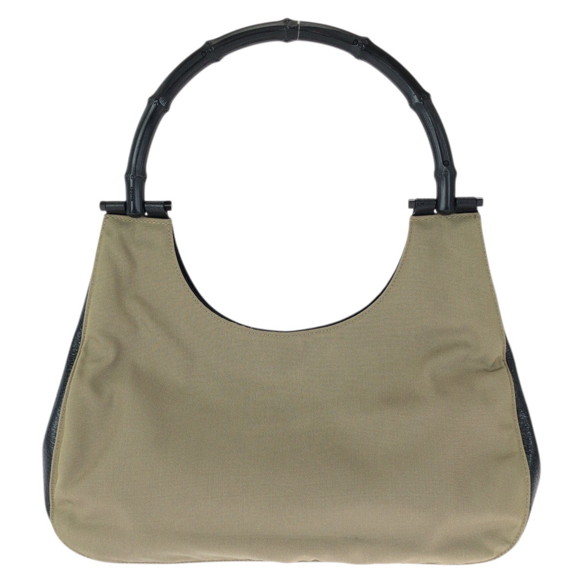 23456
GUCCI グッチ バンブー ホーボー カーキ ブラック シルバー金具 ナイロン / レザー 001 3739 ハンドバッグ レディース ABP23