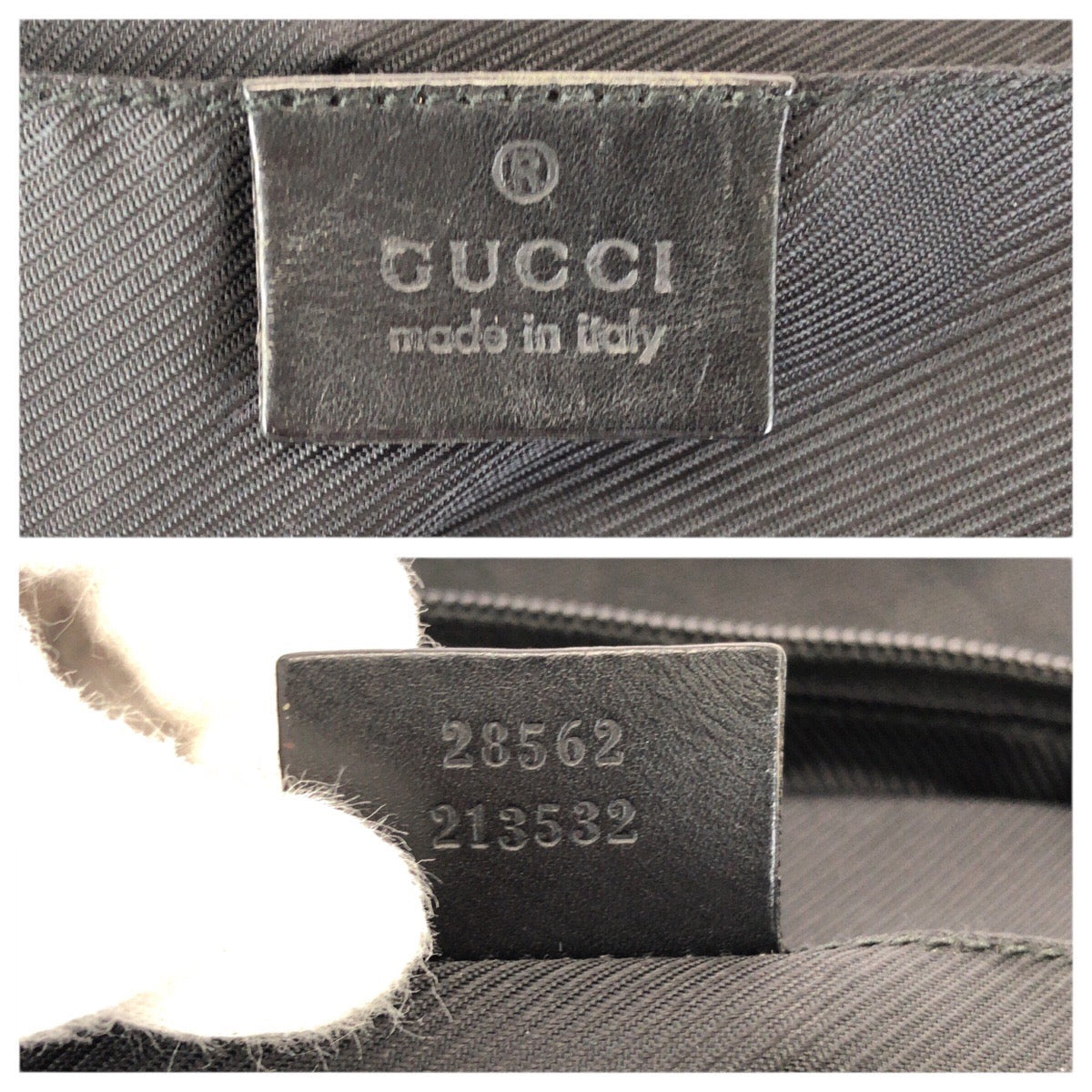 23460
GUCCI グッチ ブラック 黒 シルバー金具 GGキャンバス / レザー 28562 ショルダーバッグ メッセンジャーバッグ メンズ ABP38