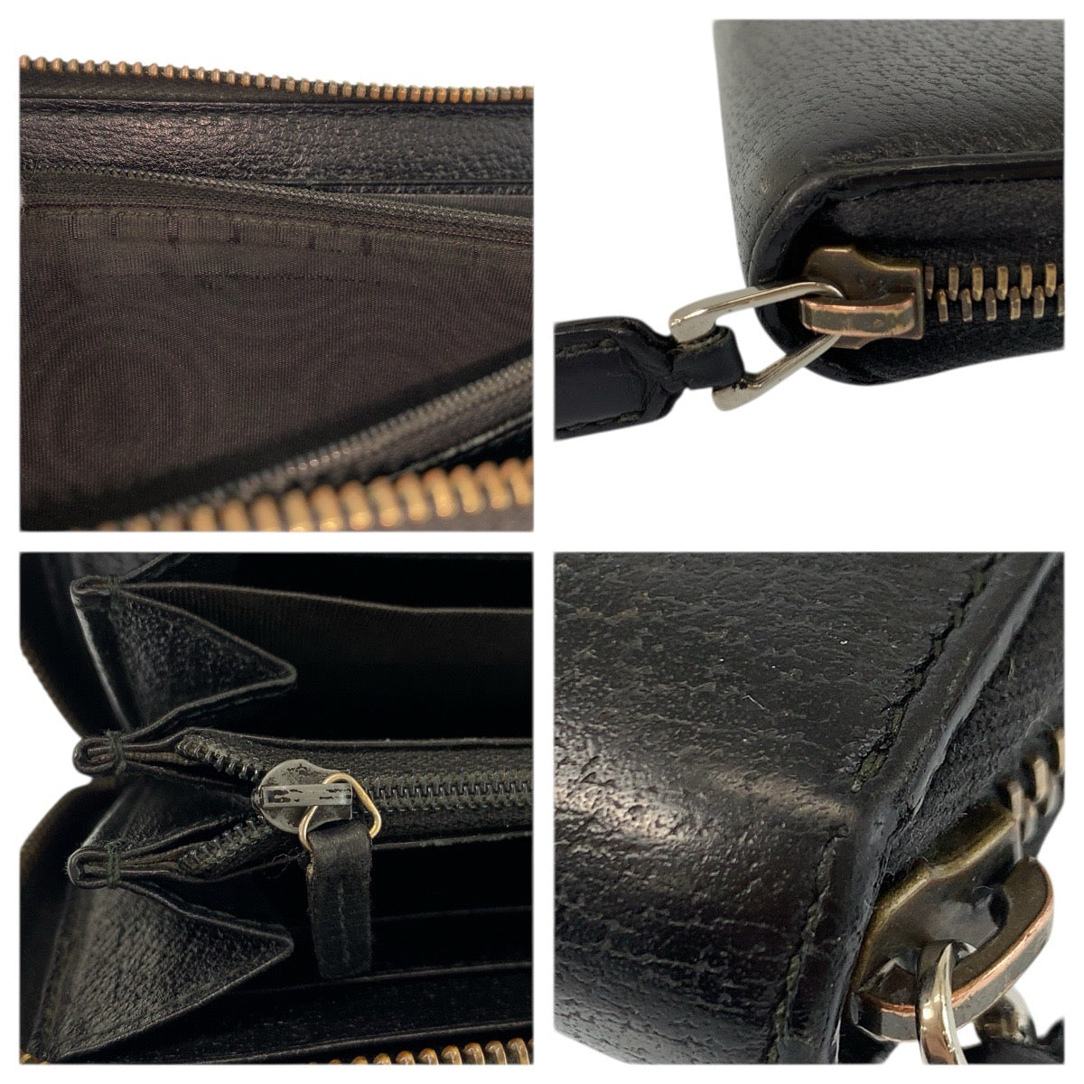 23463
GUCCI グッチ シェリーライン ブラック 黒 レザー 435298 長財布 ロングウォレット メンズ AB21