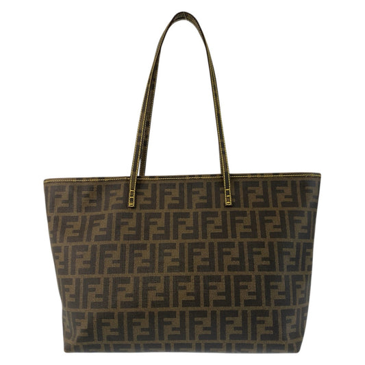 23473
FENDI フェンディ ズッカ ブラウン イエロー PVC 8BH198 トートバッグ ショルダーバッグ レディース ABP63