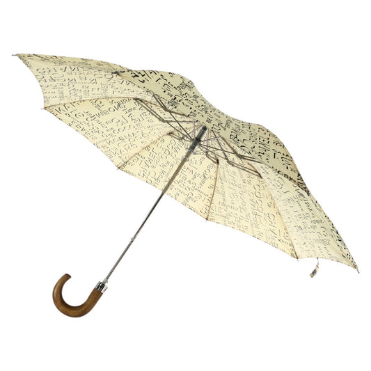 23477
CHANEL シャネル ヴィンテージ ココマーク ベージュ ブラック シルバー金具 コットン 傘 折りたたみ傘 晴雨兼用 レディース ABP35