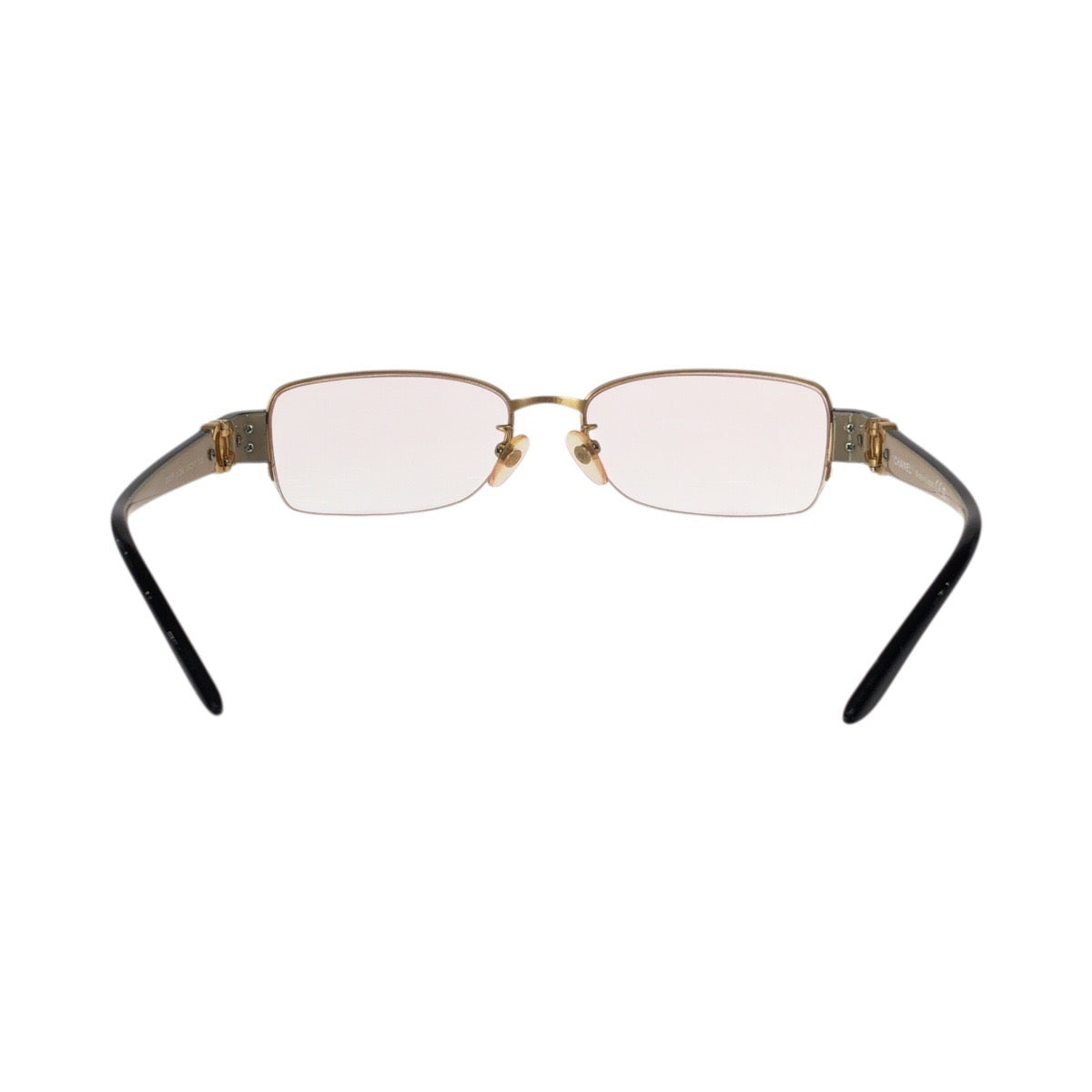 23478
CHANEL シャネル ココマーク ゴールド ブラック プラスチック / メタル 2101T c.330 53□17 130 サングラス メガネ スクエア レディース ABP23