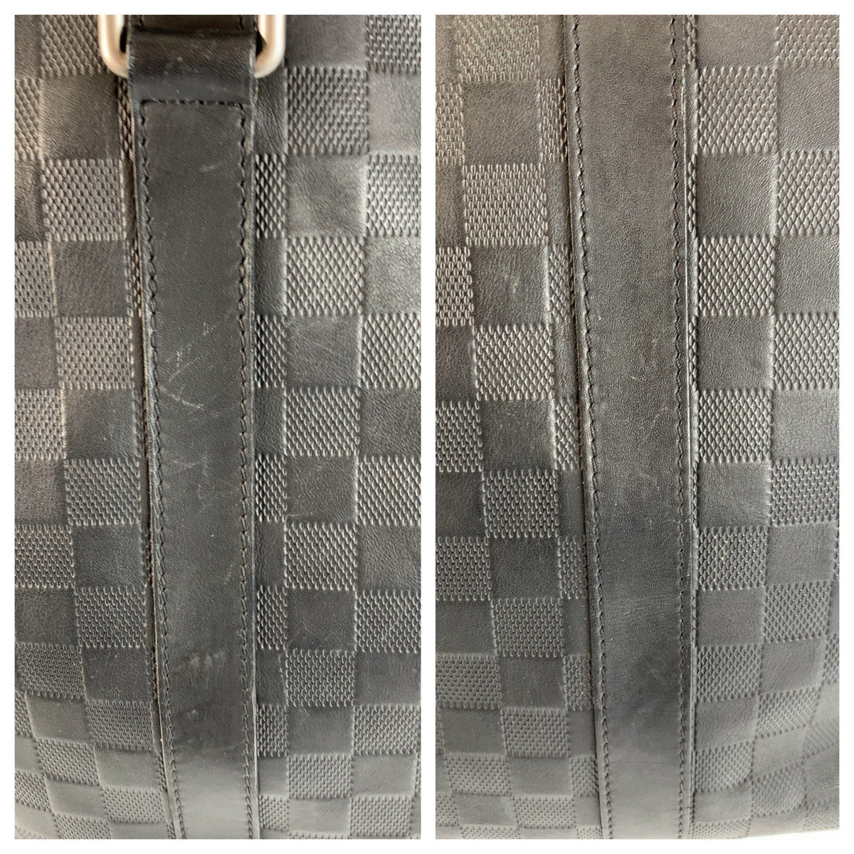 23485
LOUIS VUITTON ルイヴィトン ダミエアンフィニ タダオPM オニキス ブラック シルバー金具 レザー N41269 トートバッグ ビジネスバッグ メンズ ABP85