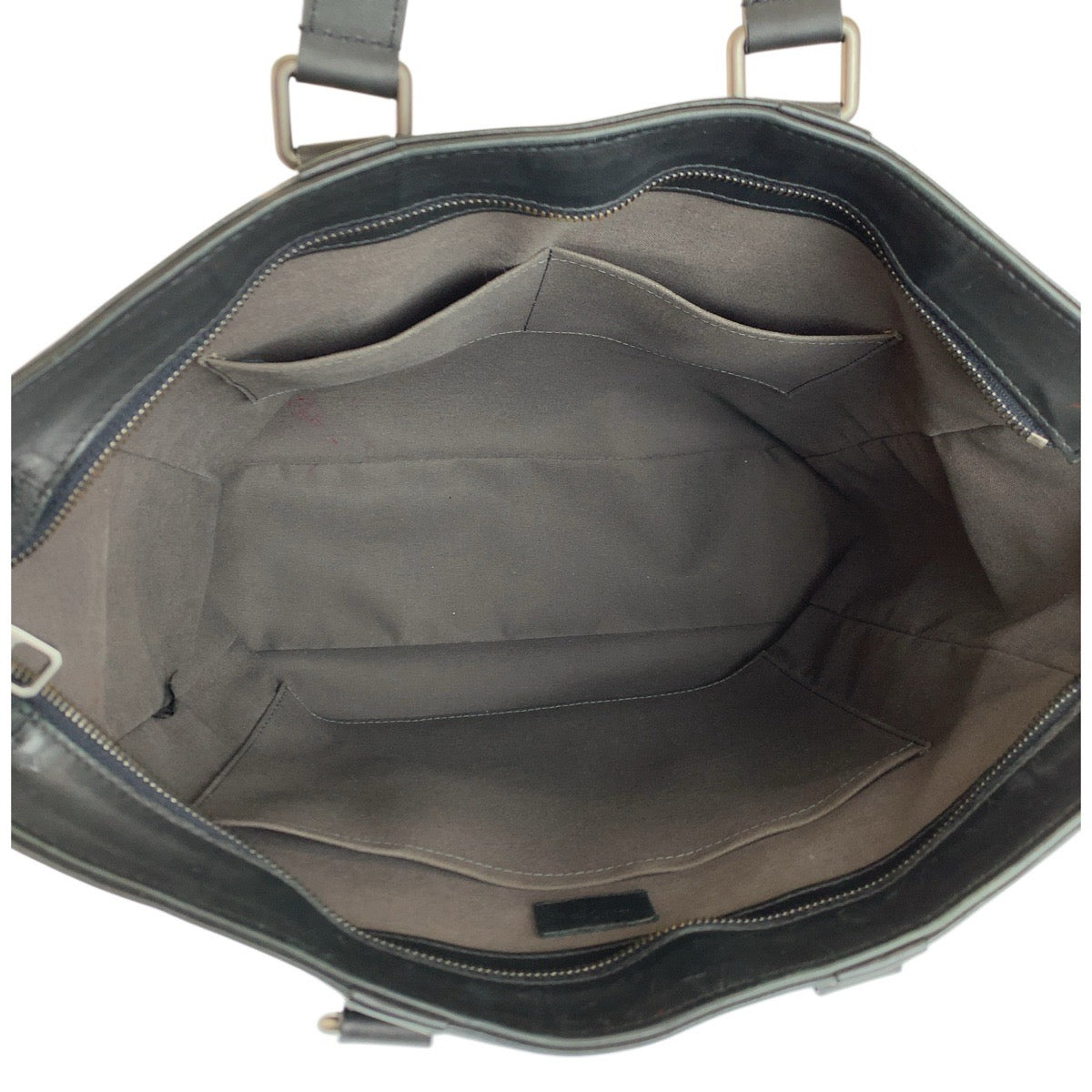 23485
LOUIS VUITTON ルイヴィトン ダミエアンフィニ タダオPM オニキス ブラック シルバー金具 レザー N41269 トートバッグ ビジネスバッグ メンズ ABP85